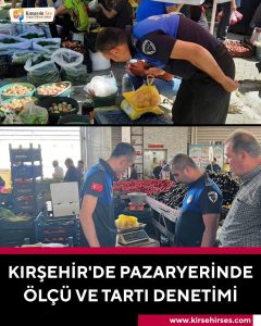 Pazar Yerinde Ölçü ve Tartı Denetimi